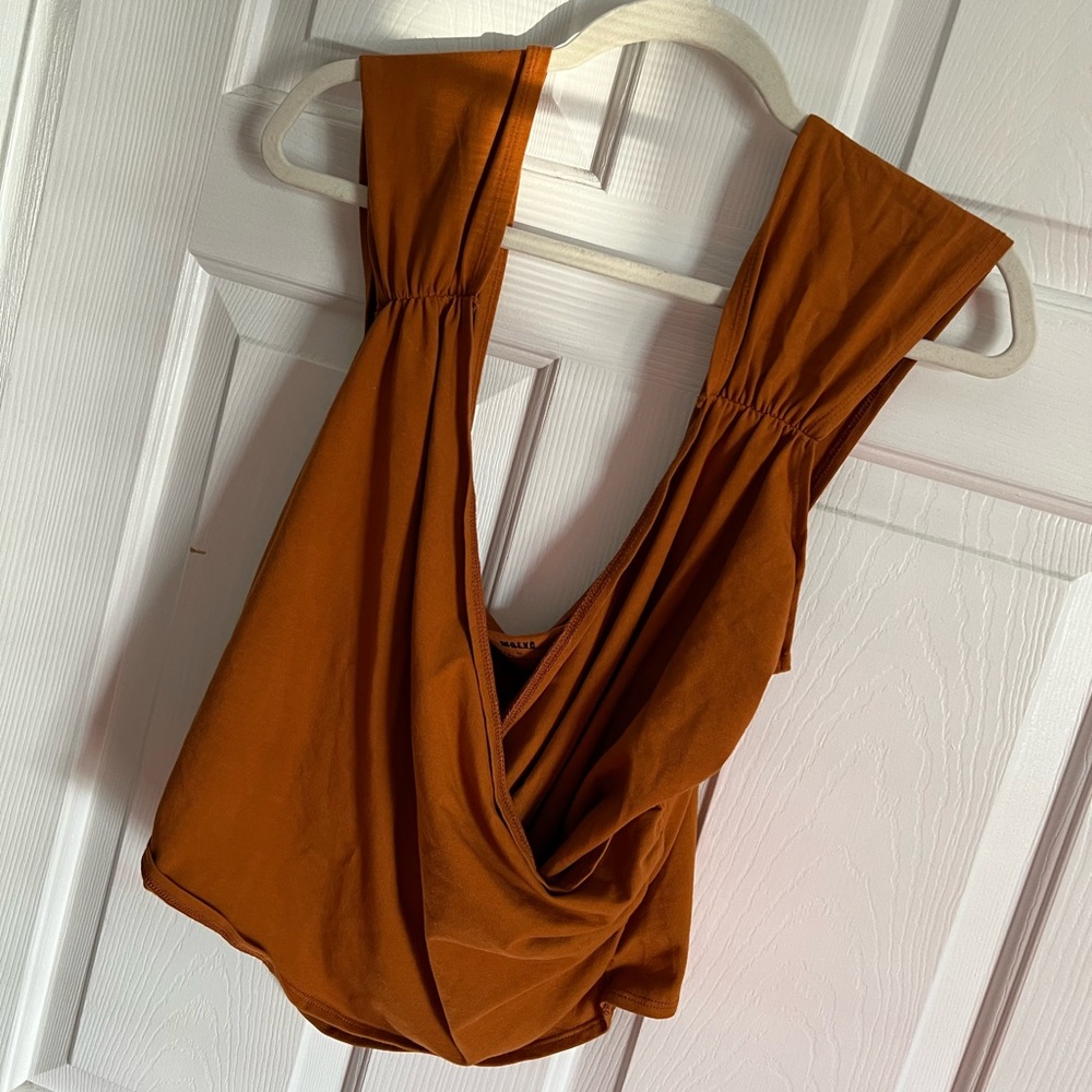 Anthropologie Rust Tank Top